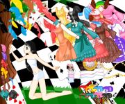 Alice in Wonderland Dress Up gra online